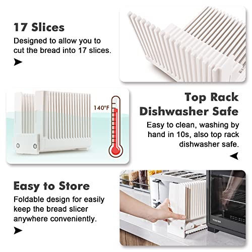 Easy-to-Clean Bread Slicer for Homemade Loaves