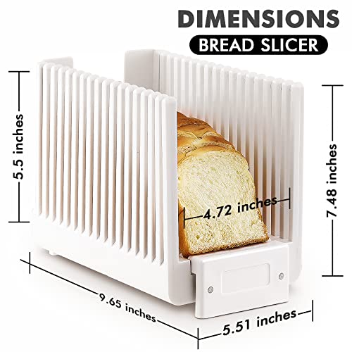 Easy-to-Clean Bread Slicer for Homemade Loaves