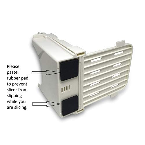 Adjustable Bread Slicer Guide with Rubber Paddings