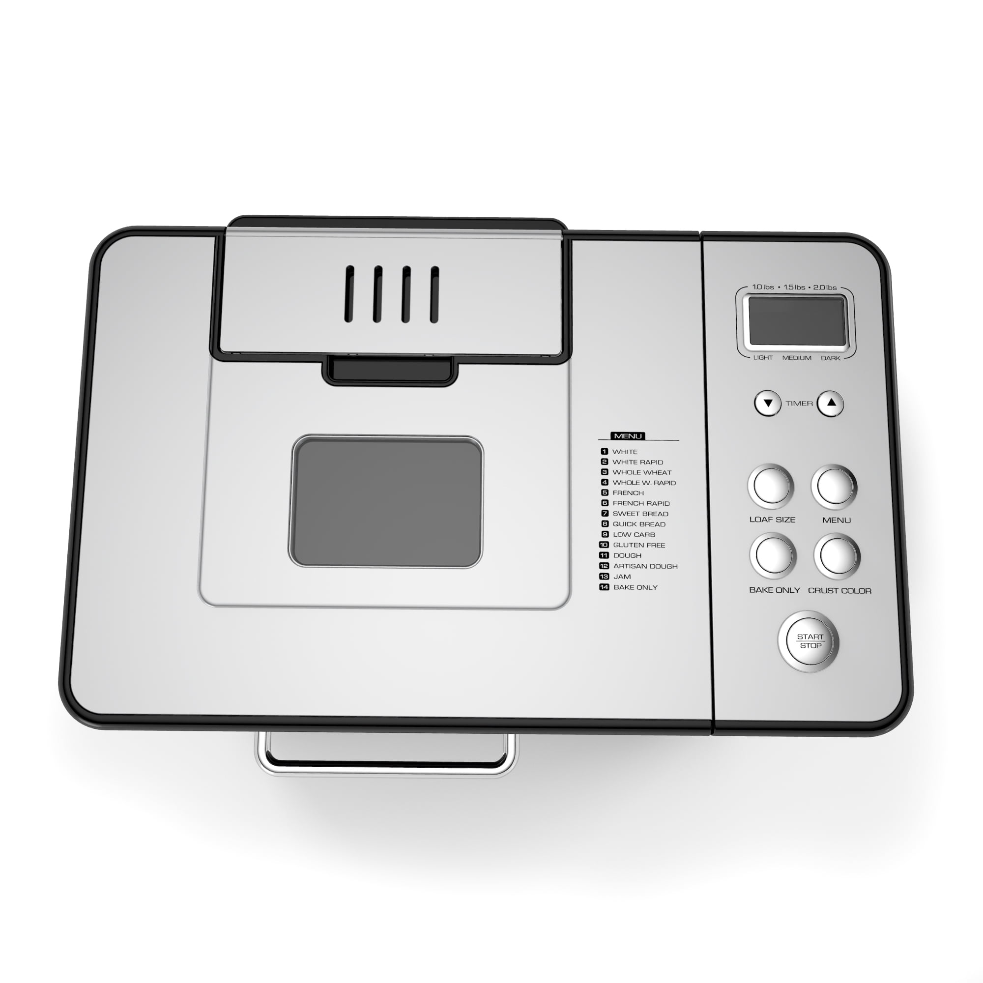2 lb Stainless Steel Professional Bread Maker