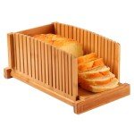 Kiss Core Bamboo Bread Slicer with Crumb Catcher