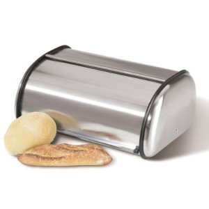 Stainless Steel Roll Top Bread Box for Kitchen