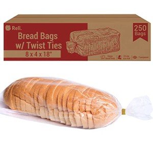 Bulk Bread Bags with Ties | 250 Count