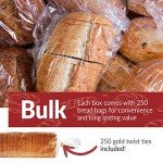 Bulk Bread Bags with Ties | 250 Count