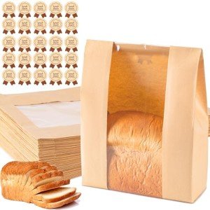 Sourdough Bread Bags with Labels - 25 Pack