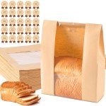 Sourdough Bread Bags with Labels - 25 Pack