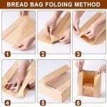 Sourdough Bread Bags with Labels - 25 Pack