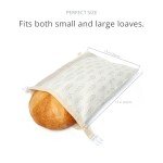 Reusable Cotton Beeswax Bread Bags - 2 Pack