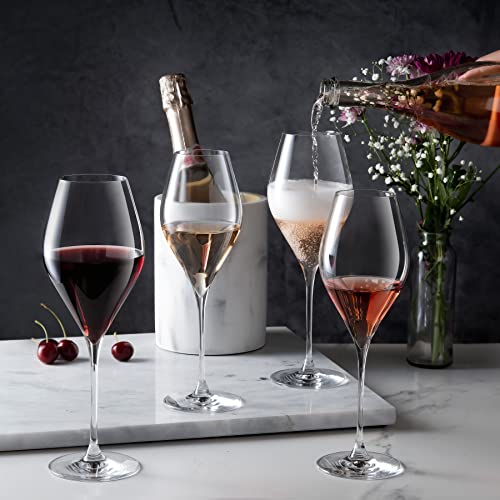 Modern 14oz Wine Glasses, Set of 4