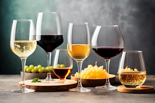 Set of 6 Ravenscroft Stemless Wine Glasses