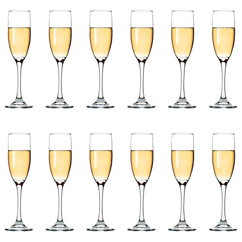 Set of 12 Classic Champagne Glasses 170ml