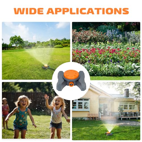 LINEX 8-Pattern Lawn and Garden Sprinkler