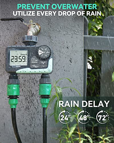 RAINPOINT Programmable Water Timer for Garden Hose