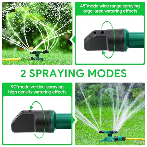 Adjustable 360-Degree Garden Sprinkler for Lawns