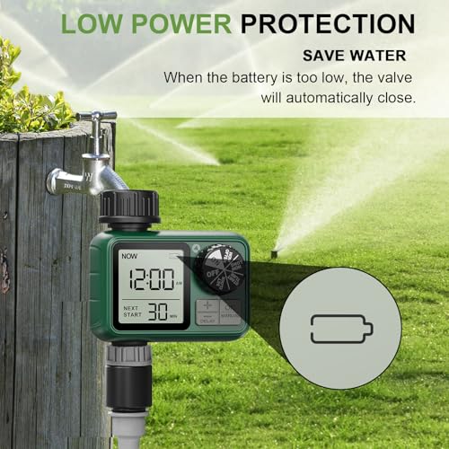 XinFuture Programmable Garden Hose Sprinkler Timer