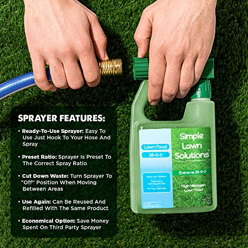 Fast-acting Liquid Fertilizer for Lush Lawns (32oz)