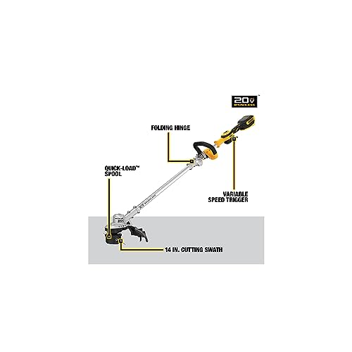 DEWALT 20V MAX* XR String Trimmer, 14-Inch