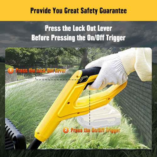 Mellif Cordless Edger Tool for Dewalt 20V MAX
