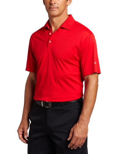 Nike Golf Men's Stretch UV Tech Polo ( University Red/White, Small) from Nike Golf