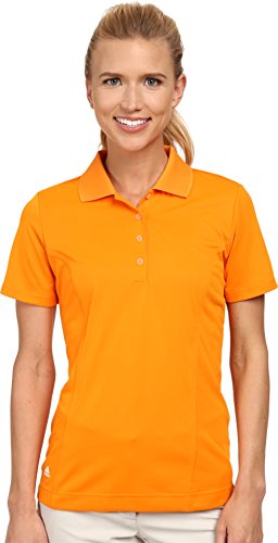 adidas Golf Women's Puremotion Jersey Polo, Light Orange/White, Medium from TaylorMade - Adidas Golf Apparel