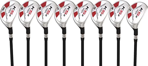 Women's Majek Golf All Ladies Hybrid Complete Full Set which Includes: #3, 4, 5, 6, 7, 8, 9, PW. Lady Flex Right Handed New Rescue Utility "L" Flex Club from PGC