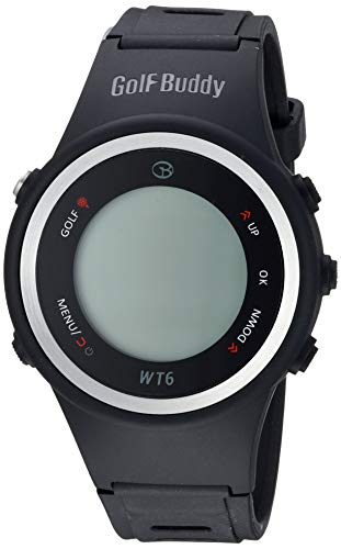 GolfBuddy WT6 Golf GPS Watch, Black from Deca International, Inc.