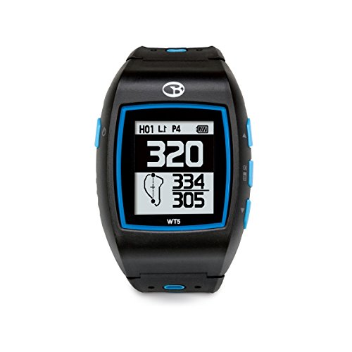 GolfBuddy WT5 Golf GPS Watch, Black/Blue