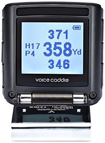 Voice Caddie D1 + Screen Golf GPS Rangefinder, Black