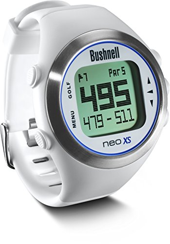 Bushnell NEO XS Golf GPS Rangefinder Watch, White/Blue