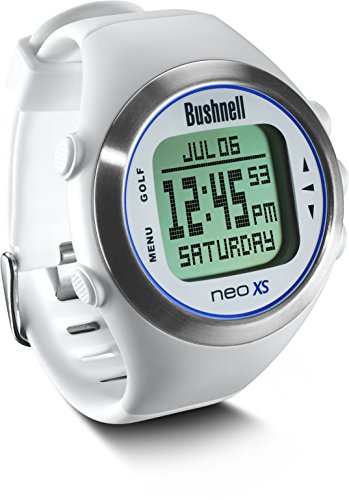 Bushnell NEO XS Golf GPS Rangefinder Watch, White/Blue