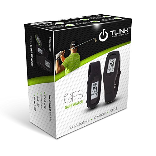 TLink Golf TLG42213 GPS Watch & Activity Tracker, Black