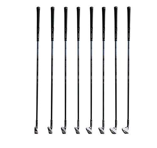MAZEL Single Length Golf Club Irons Set for Men & Women or Individual Iron,Right Handed (Right, RH,Flex R,5-SW (8PCS))
