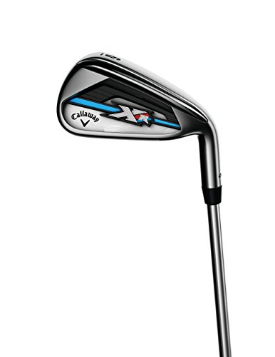 Callaway Golf Men's XR OS Irons Set (Set of 8 Total Clubs: 4-PW, SW, Left Hand, Steel, Stiff Flex)