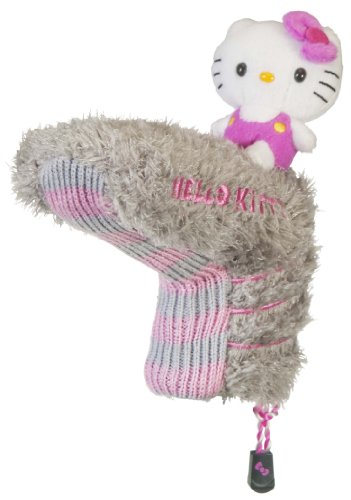 Hello Kitty Golf "Mix and Match" Putter Headcover (Grey/Pink) from Hello Kitty Golf