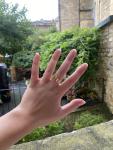 Victorian 18ct Yellow Gold Buckle Ring Size O