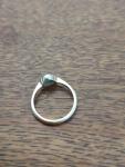 18ct Yellow Gold Antique Diamond Ring, Size I 1/2