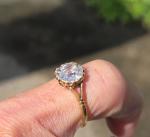 Antique 2ct Old Cut Diamond Solitaire Ring