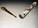 Vintage Job Lot: MOP Cigar Cutter, Thimble, Brooches