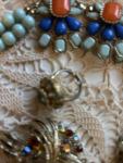 Adjustable Vintage Costume Jewellery Ring