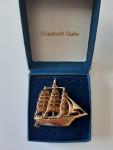 Antique 9Ct Gold Ship Galleon Pendant
