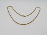 Victorian 15ct Gold Rope Chain Necklace c1890