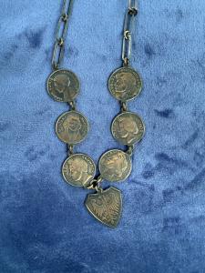 Thames River Find Antique Polish Copper Necklace