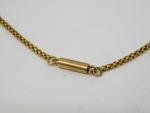 Victorian 15ct Gold Rope Chain Necklace c1890