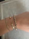 Gold Vintage Stars & Bars Bracelet