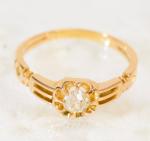 Victorian 18ct Gold Diamond Engagement Ring c.1880