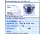 Vintage 1935 Sapphire and Diamond White Gold Ring
