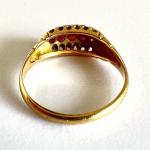Edwardian 18ct Gold Ruby and Diamond Ring