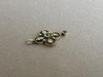 Edwardian 9ct Gold Art Nouveau Pearl Drop Pendant