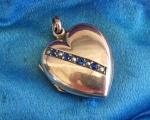 Victorian Rose Gold Puffed Heart Locket