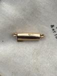 15ct Gold Antique Barrel Necklace Clasp, Victorian